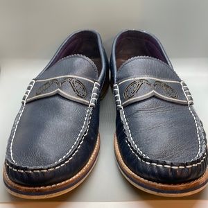 Rare Robert Graham blue loafers 11.5